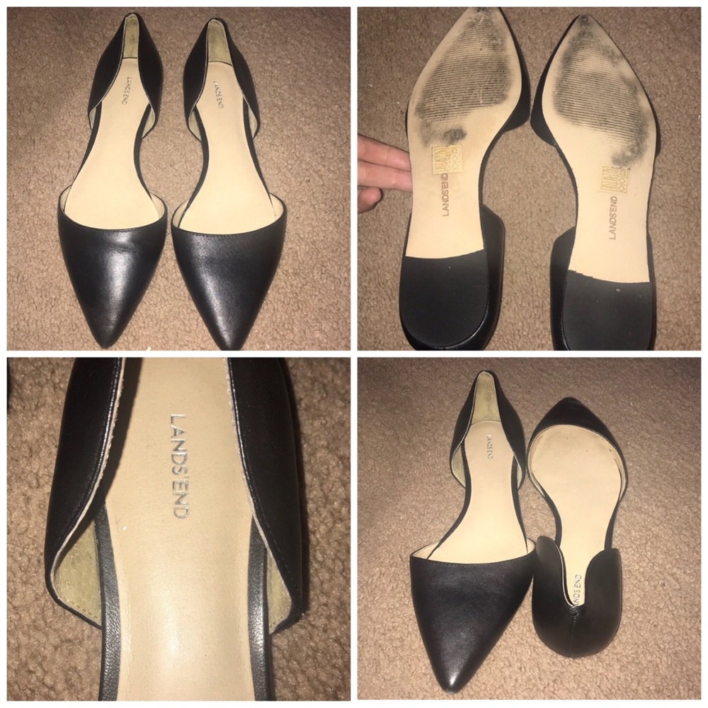 REPOSH Black Flats